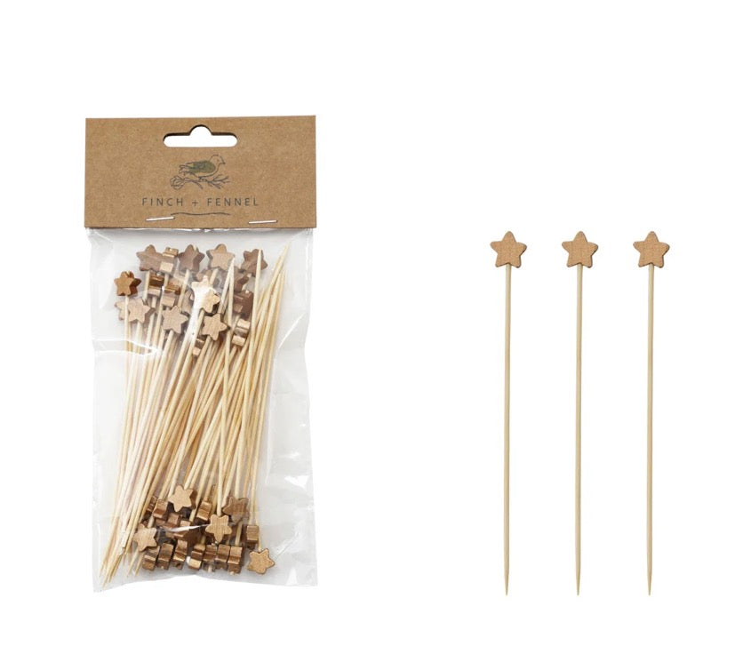 Bamboo Single Use Skewers