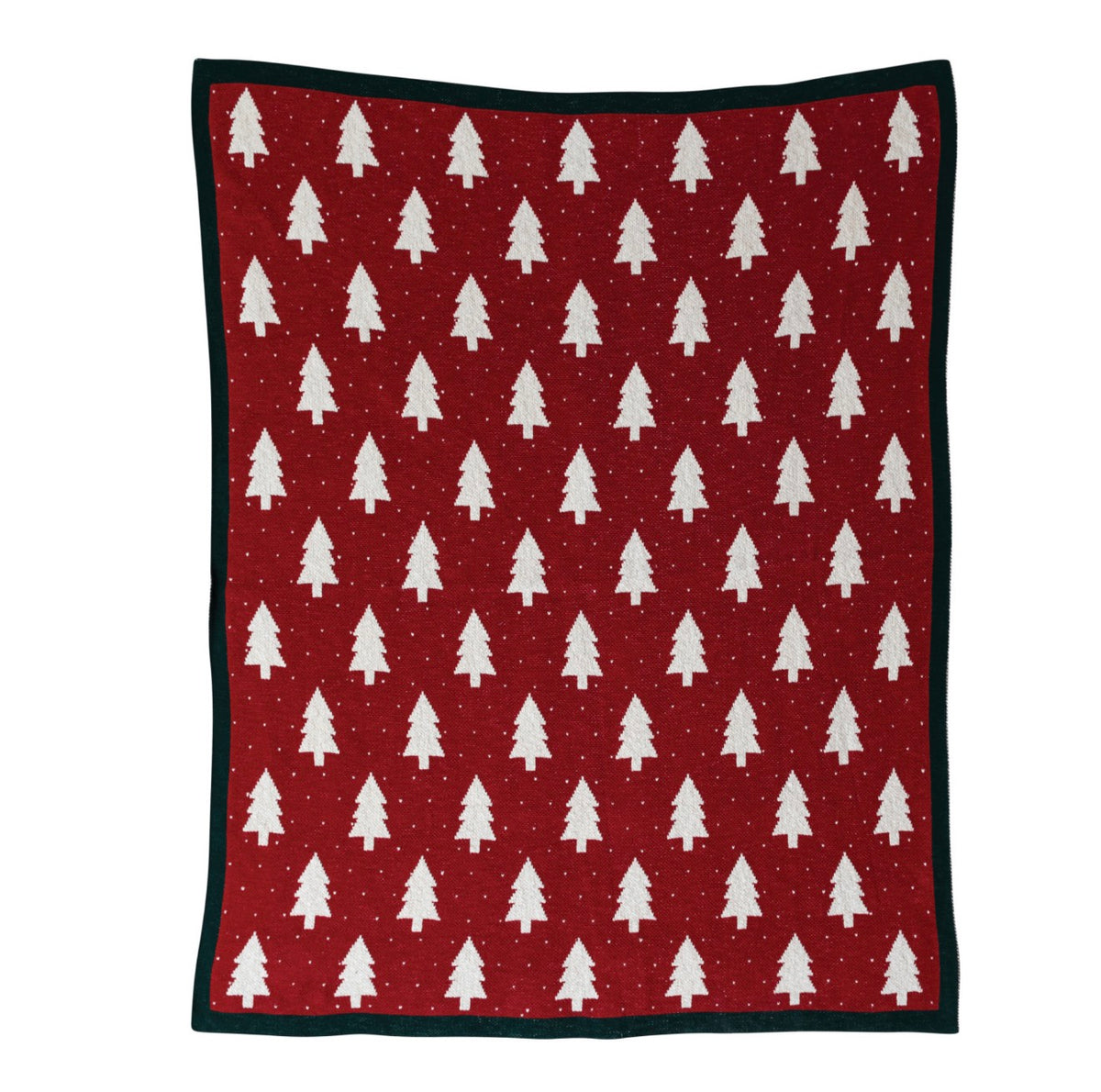 Cotton Knit Throw