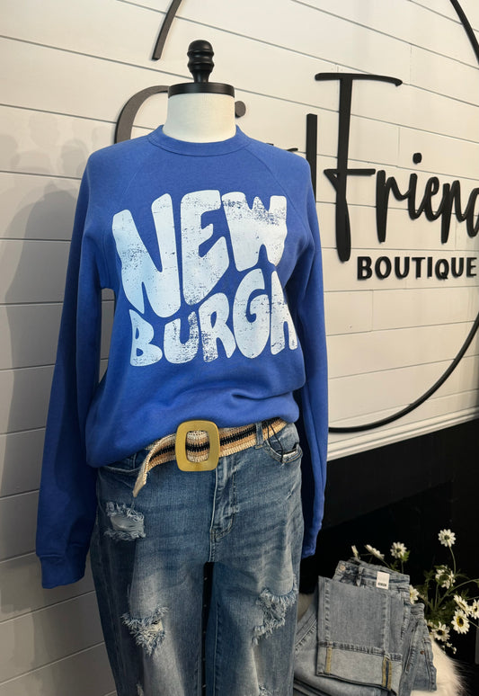 Newburgh Sweatshirt, Royal Blue - GirlFriends Boutique