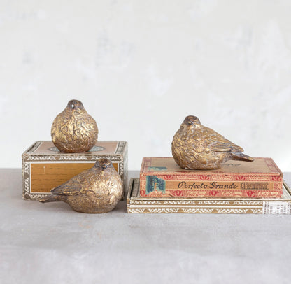 3-1/2"H Resin Bird