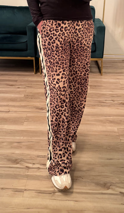 Animal Print Straight Leg