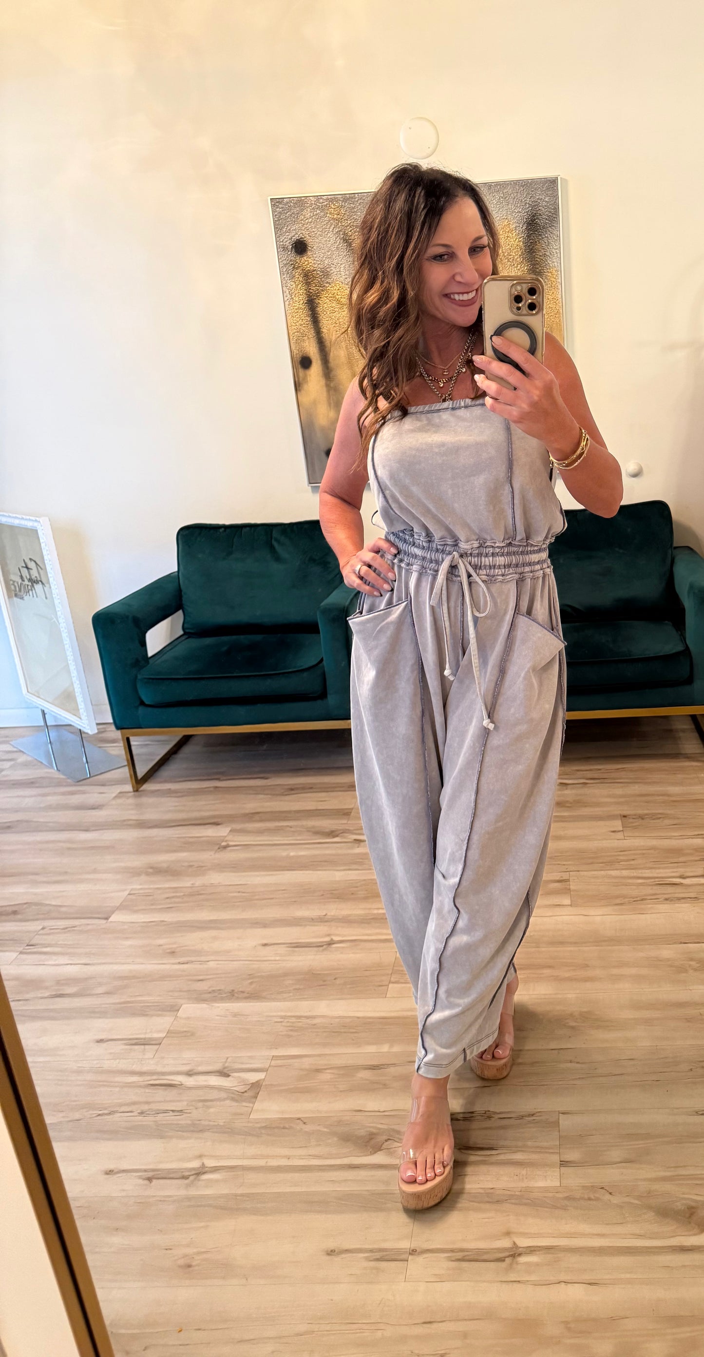 Barrel Leg Jumpsuit