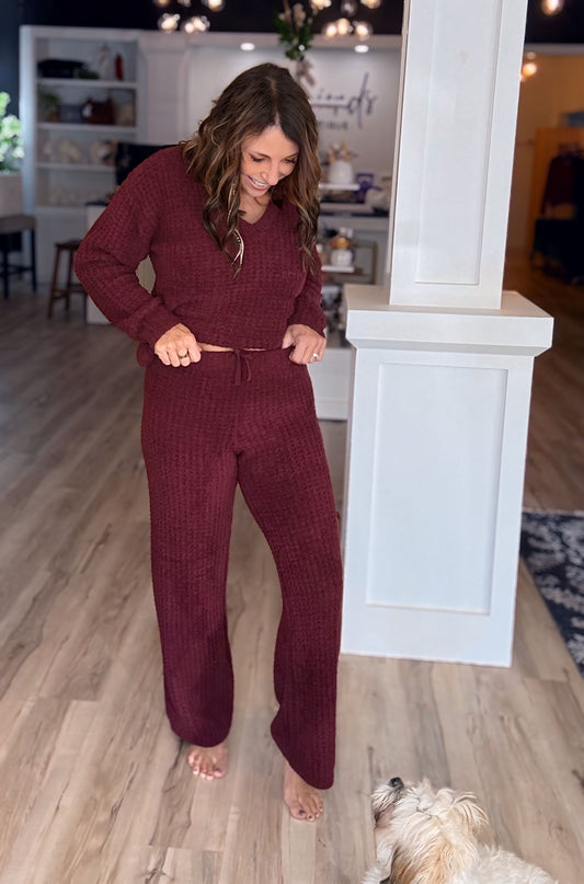 Marshmallow Waffle Pant