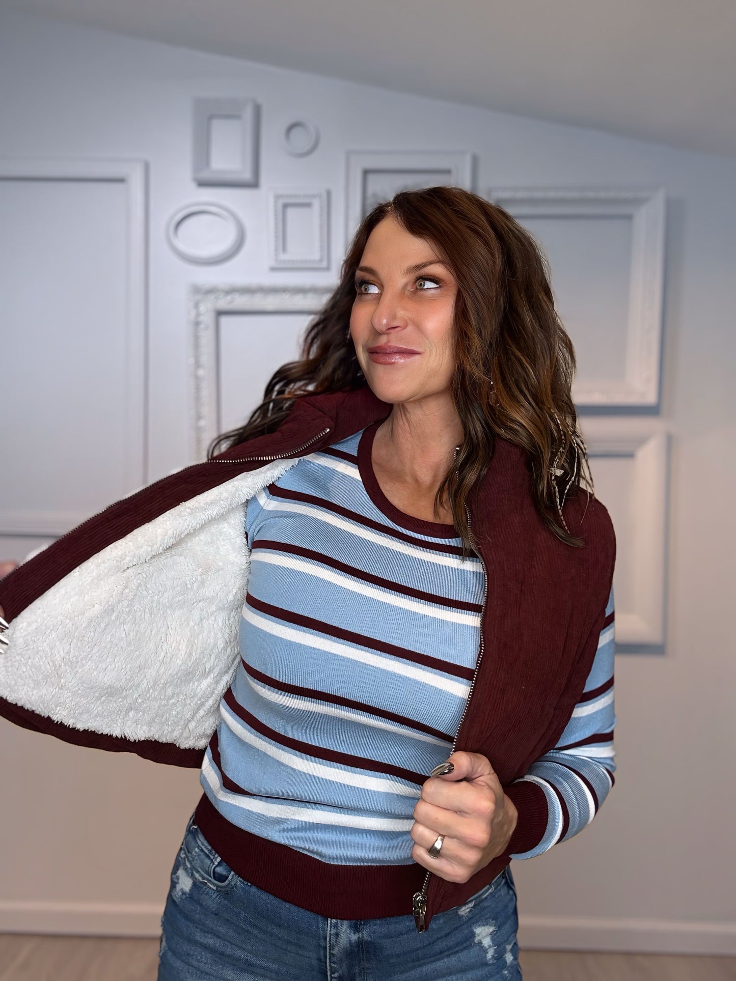 Corduroy Puffer Vest