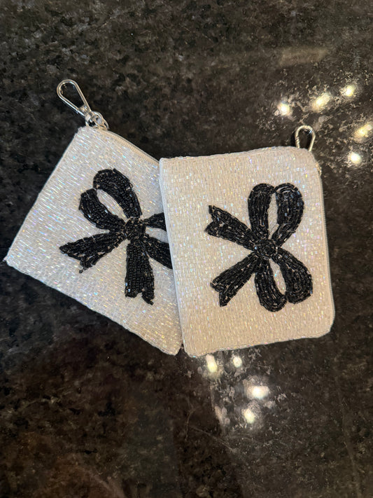 Bow coin purse