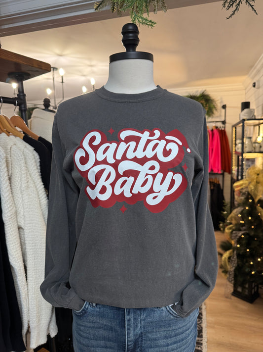 Santa Baby Long Sleeve Tee