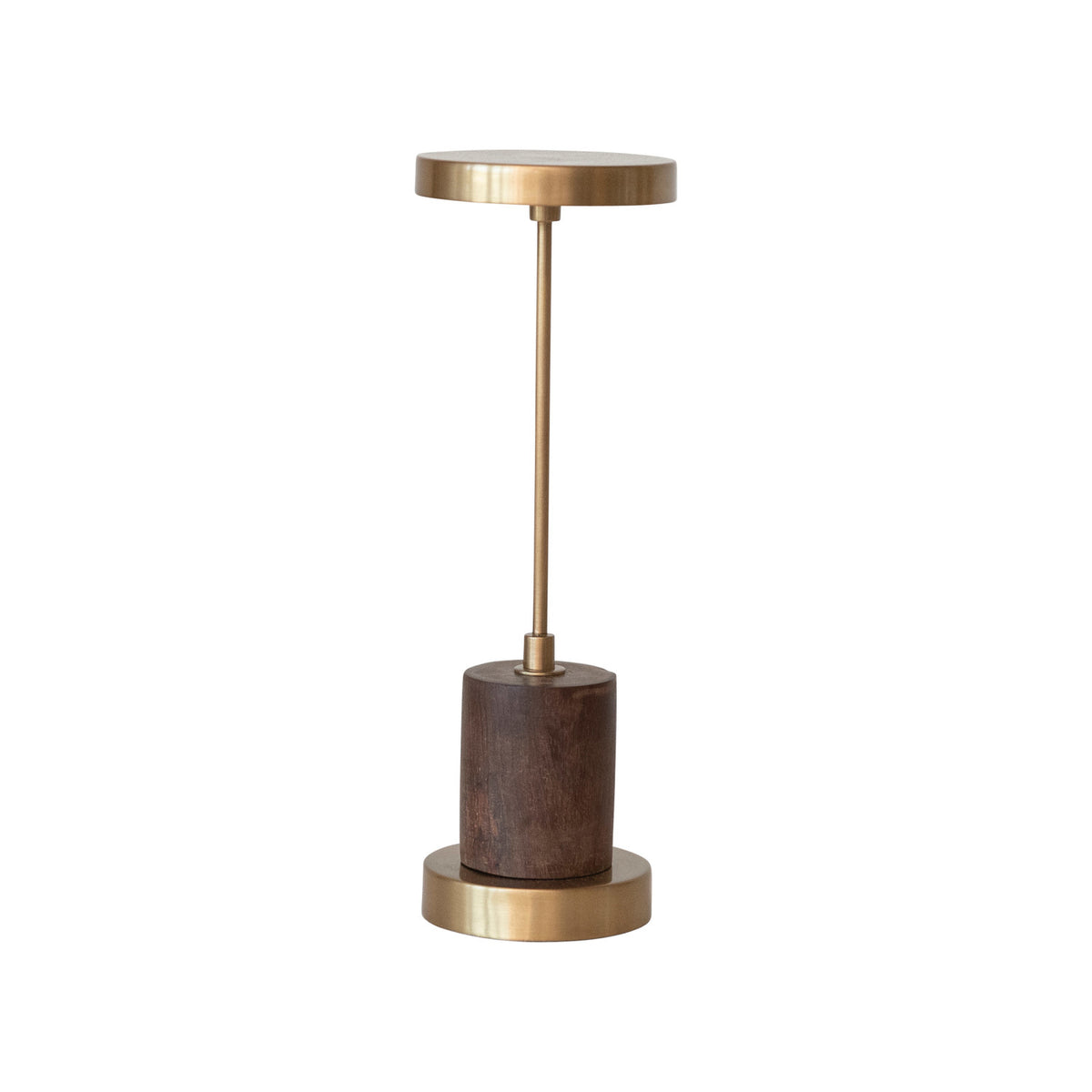 Metal & Mango Wood LED Table Lamp