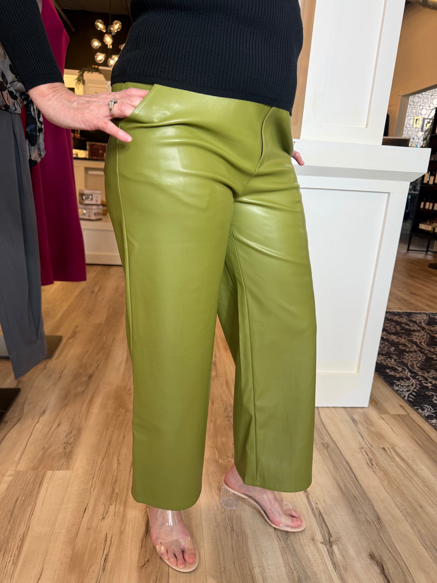 Vegan Leather Pants