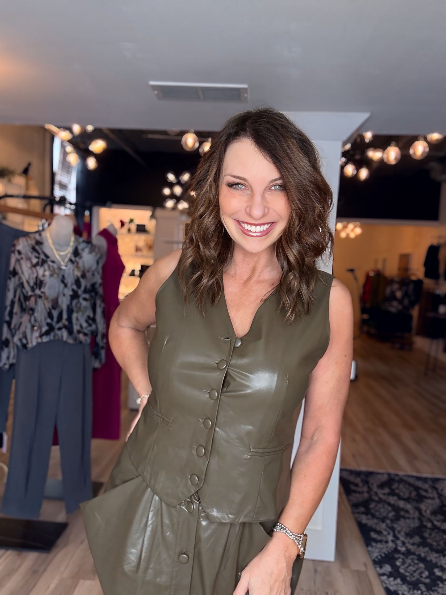 Vegan Butter Leather Vest