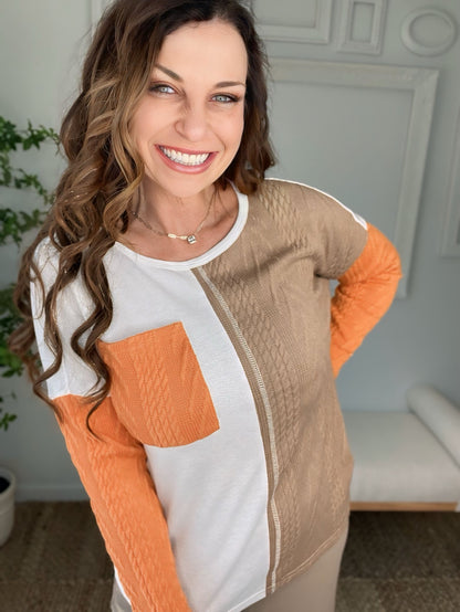 Rayna Colorblock Sweater - GirlFriends Boutique