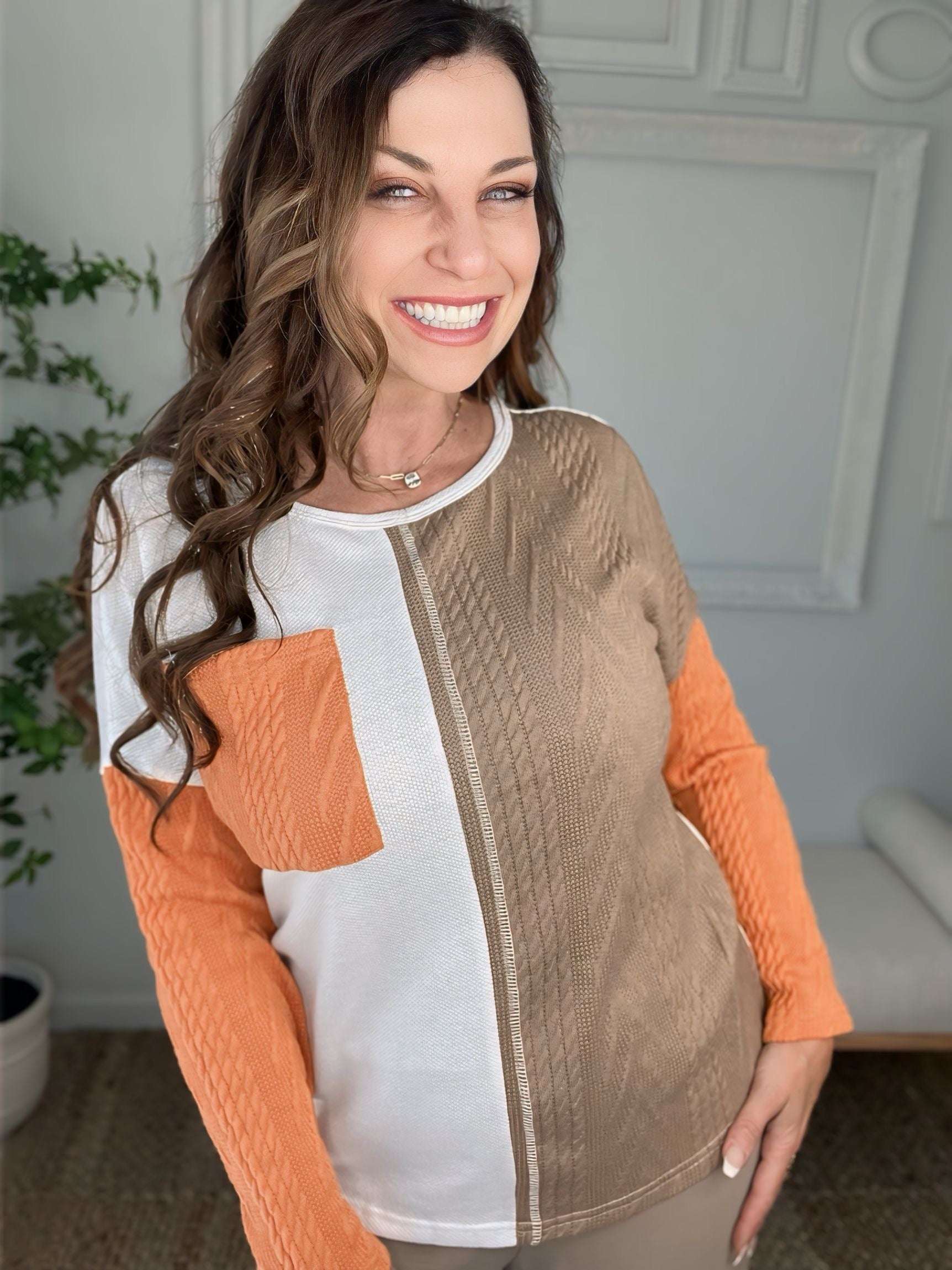 Rayna Colorblock Sweater - GirlFriends Boutique