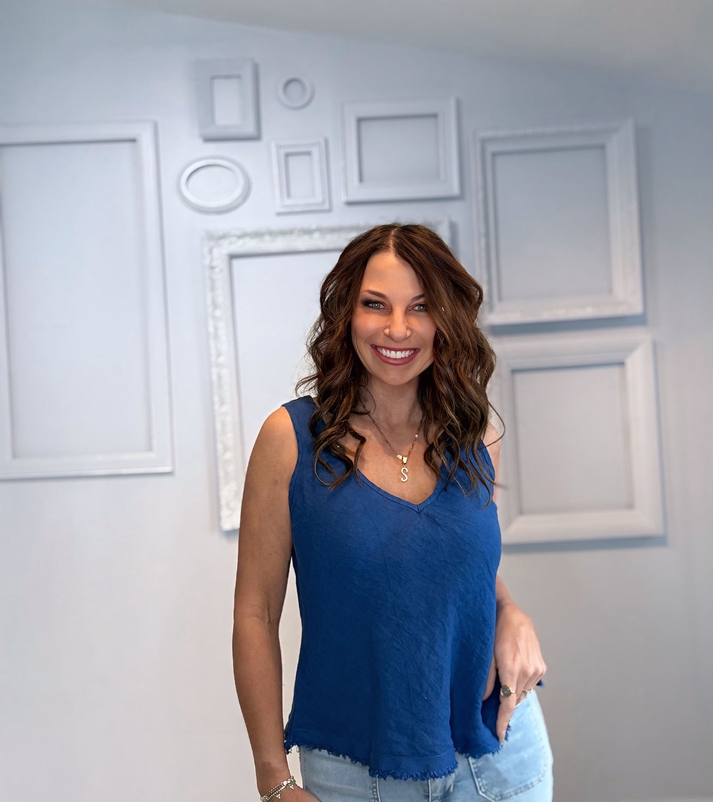 Aniyah Linen Tank