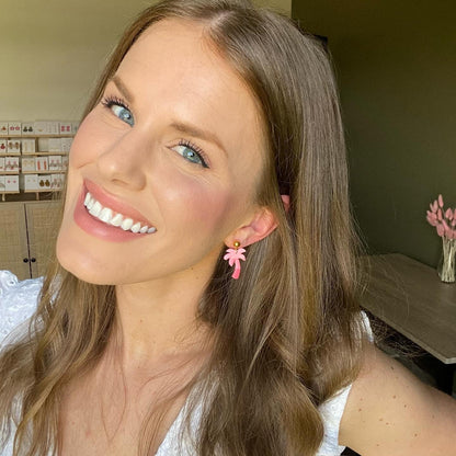 The Sarasota | Palm Tree Earrings - GirlFriends Boutique