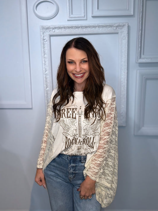 Free Spirit Lace Graphic