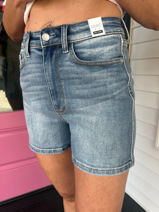 Judy Blue HW Slim Shorts