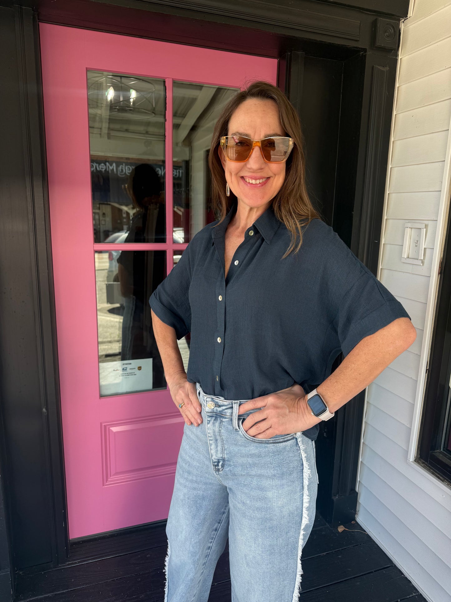 Dolman Short Sleeve Top