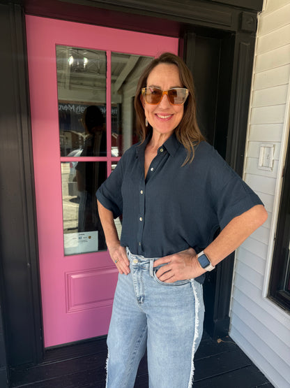 Dolman Short Sleeve Top