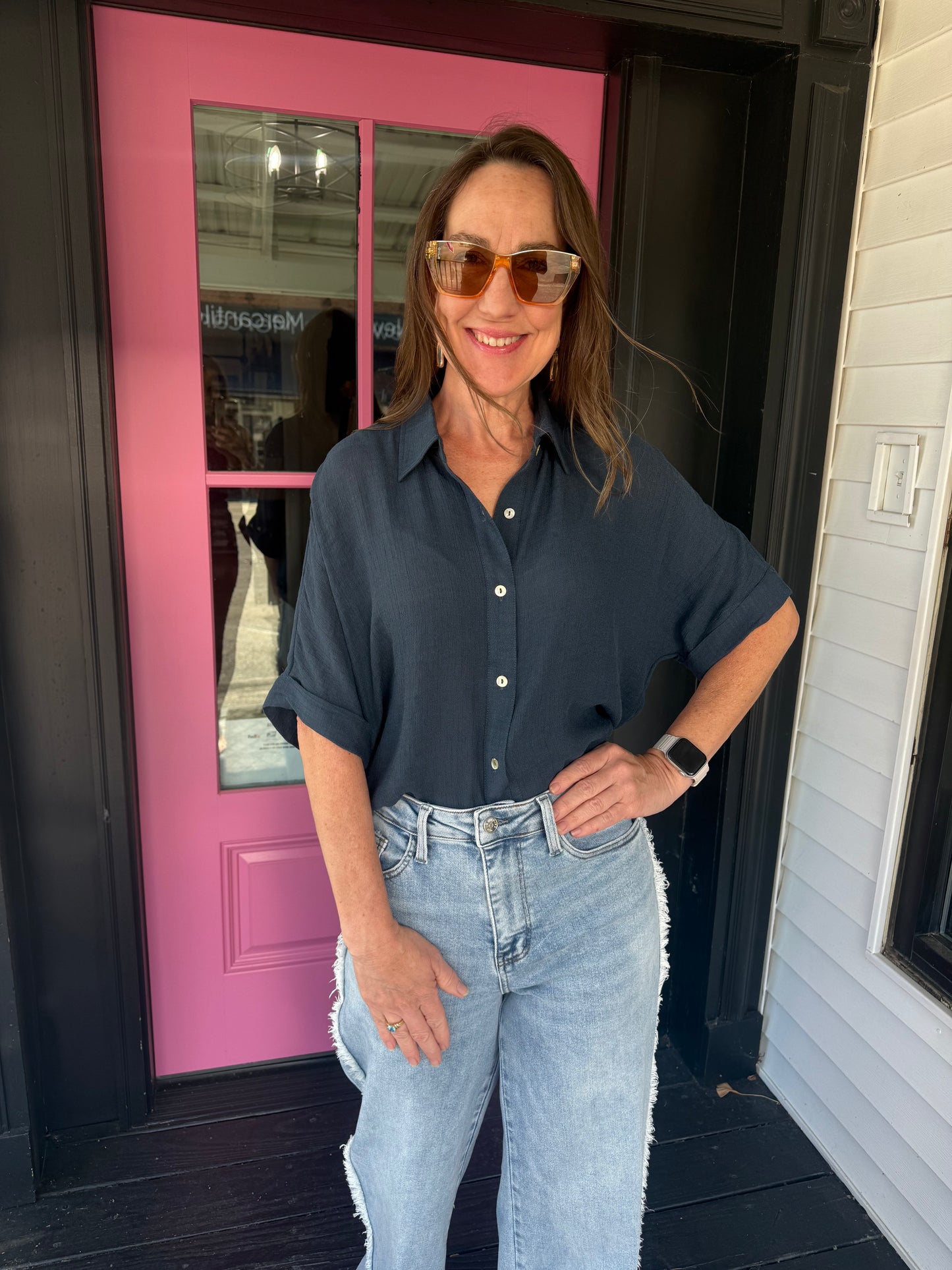 Dolman Short Sleeve Top
