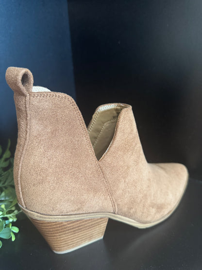 Sassy Pants Tobacco Faux Suede by Corkys
