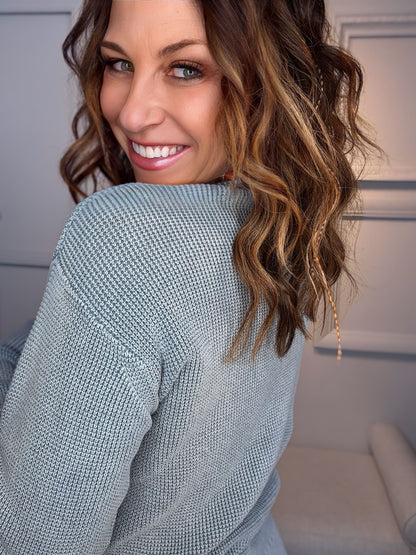 Jenna Chunky Waffle Knit Sweater