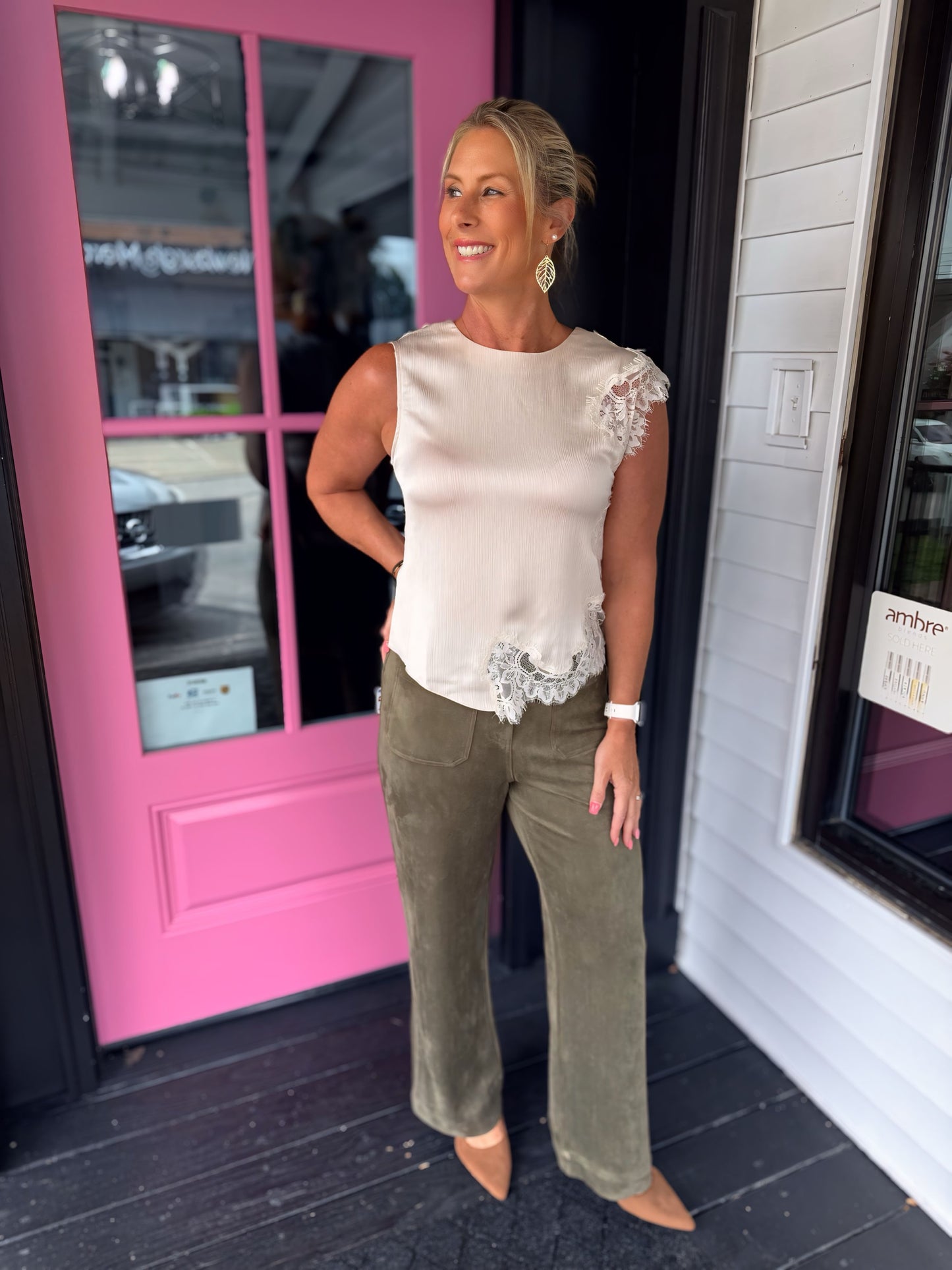 Mixed Lace Top