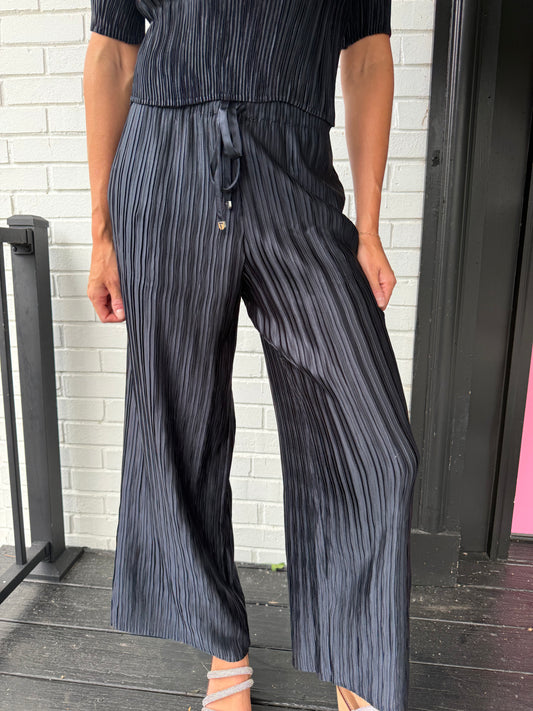 Crinkle Drawstring Pants