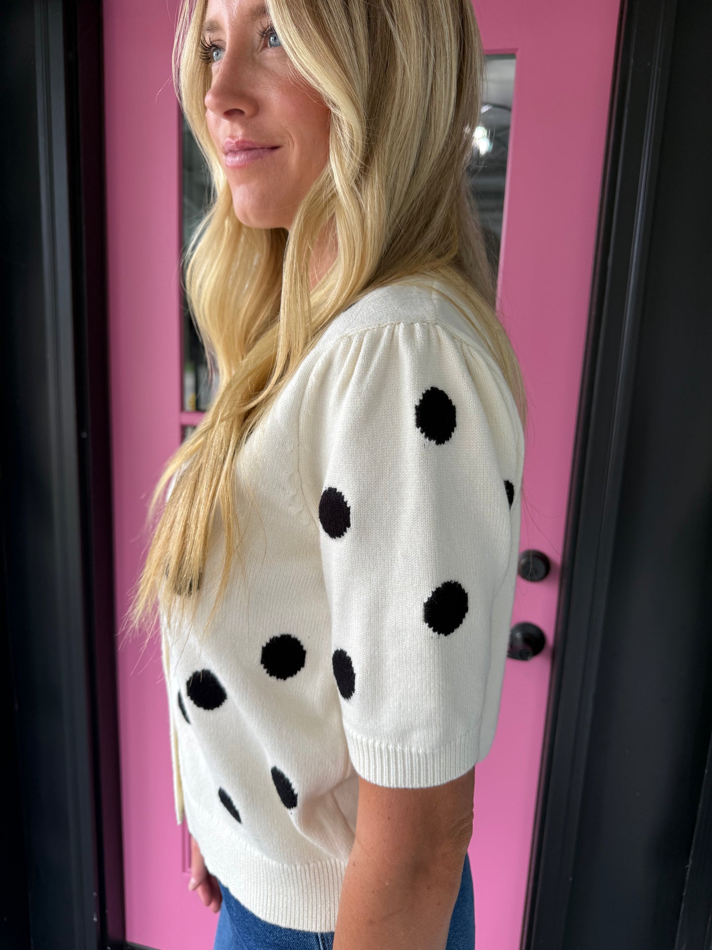 Polka Dot Cardigan