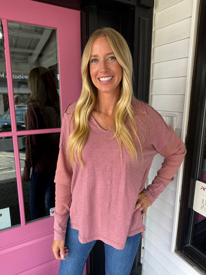 Slub Knit Top