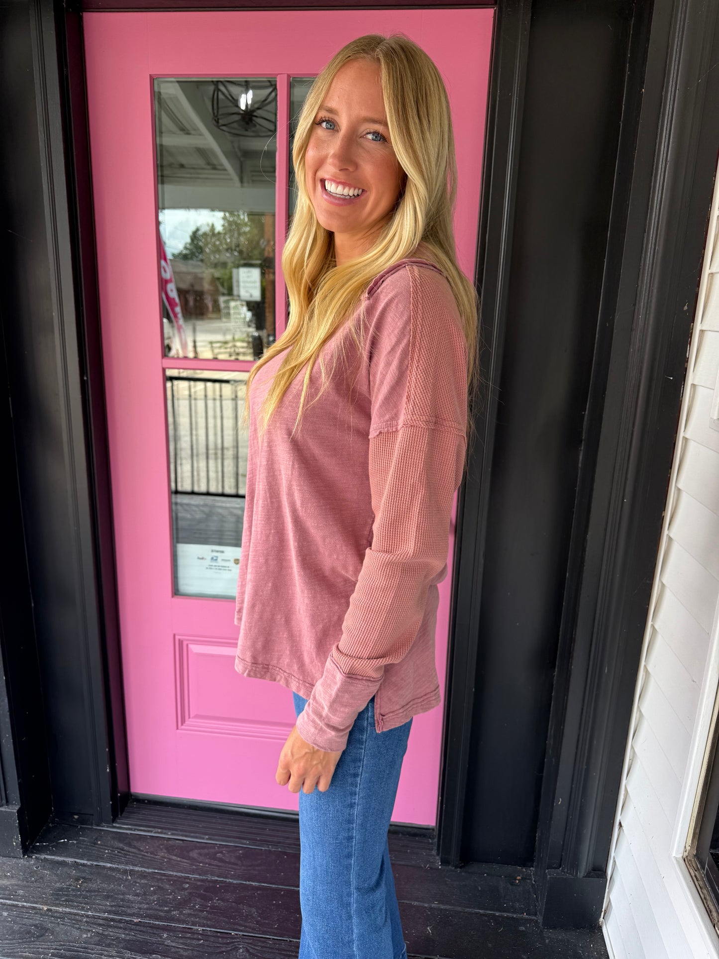 Slub Knit Top