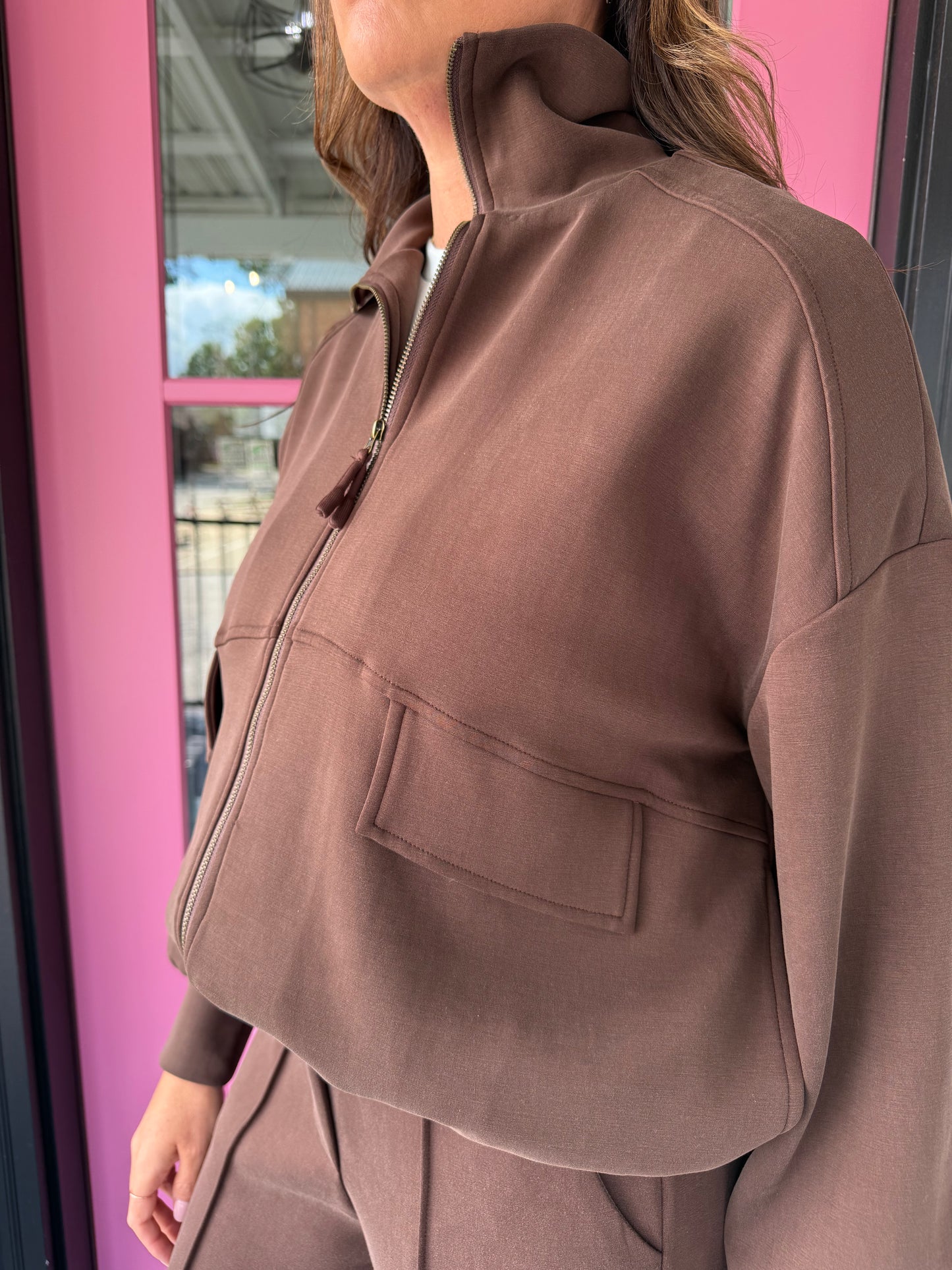 Brushed Modal Jacket
