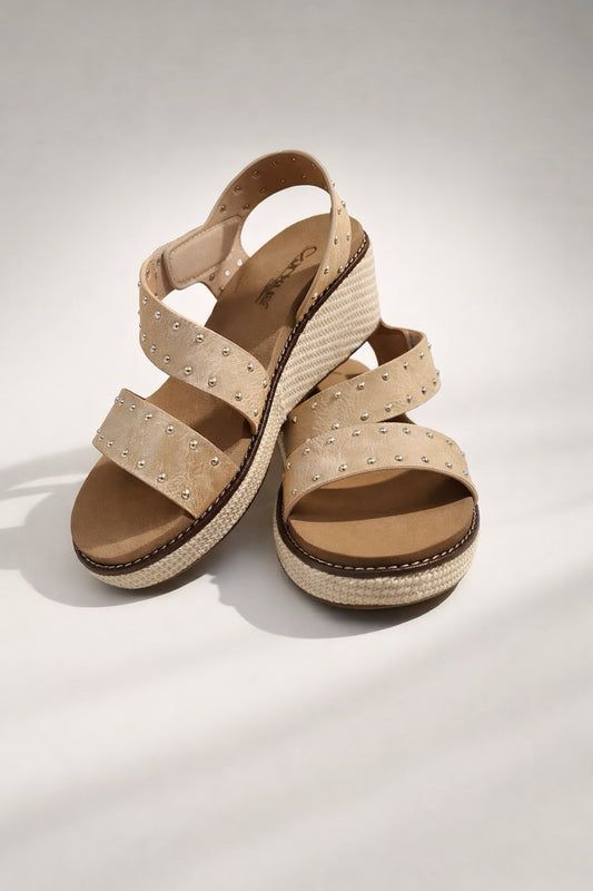 Corkys Chit Chat Sandal Ivory
