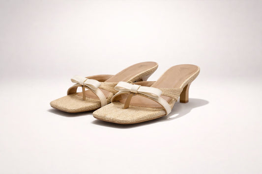 Corkys Dainty Raffia Ivory Combo