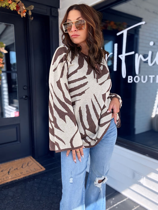 Azari Metallic Sweater