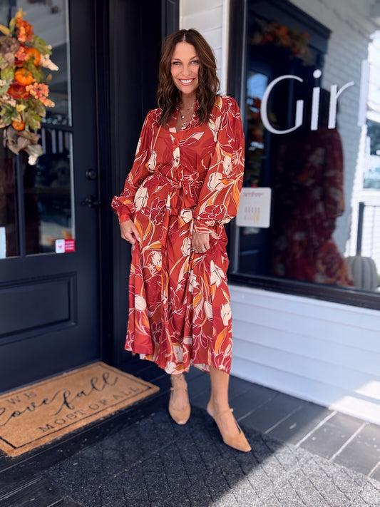 Maisie Floral Midi