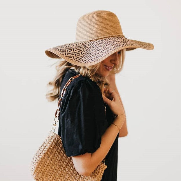 Waikiki Wide Brim Sun Hat - GirlFriends Boutique