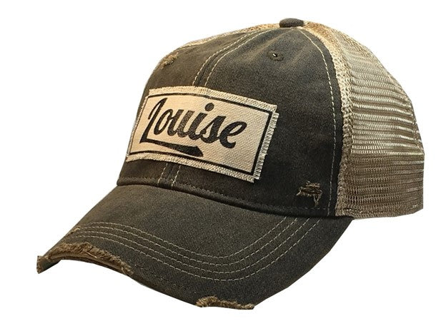 Louise Distressed Trucker Cap - GirlFriends Boutique