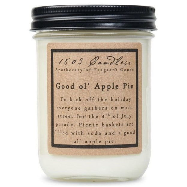 Good ol' Apple Pie-14oz Jar Candle - GirlFriends Boutique