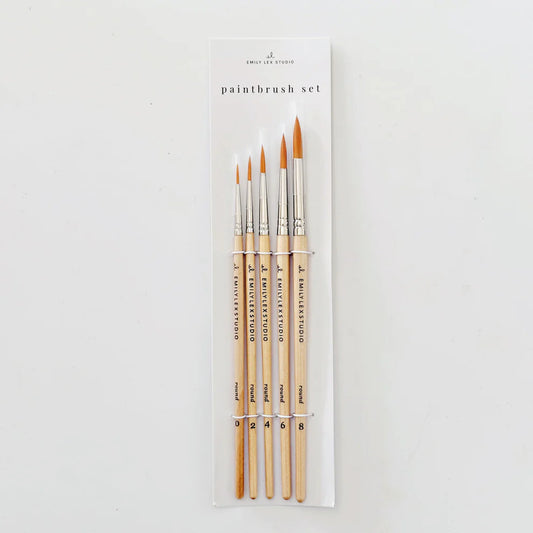 Watercolor paintbrush set