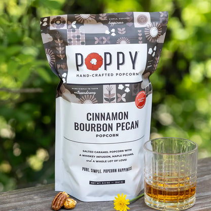 Cinnamon Bourbon Pecan Popcorn