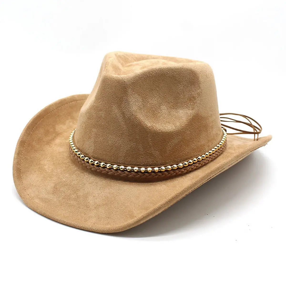 Western Jazz Cowboy Hat Faux Suede