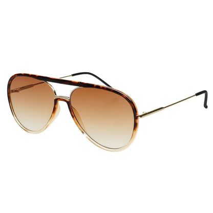 Shay Aviator Sunglasses, Tortoise - GirlFriends Boutique