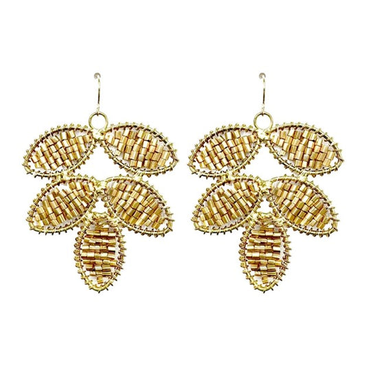 Gold Aria Earrings - GirlFriends Boutique