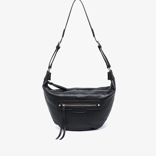 Leigh Distressed Hobo Bag
