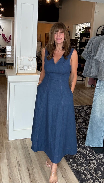 Denim Midi