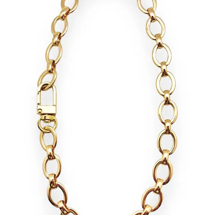 Oval Thick Chain Necklace