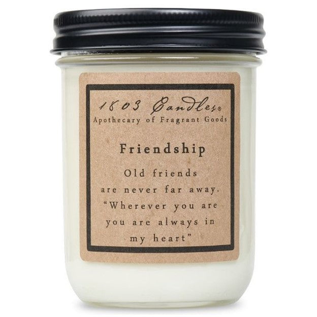 Friendship-14oz 1803 Jar Candle - GirlFriends Boutique