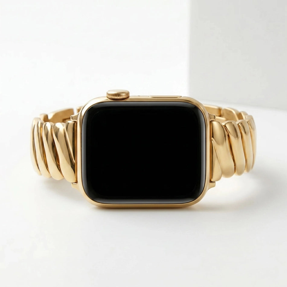 Golden Glamour Luxury Apple Watch Strap