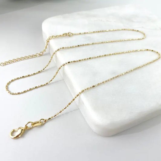 Dainty Dash Dot Link Chain