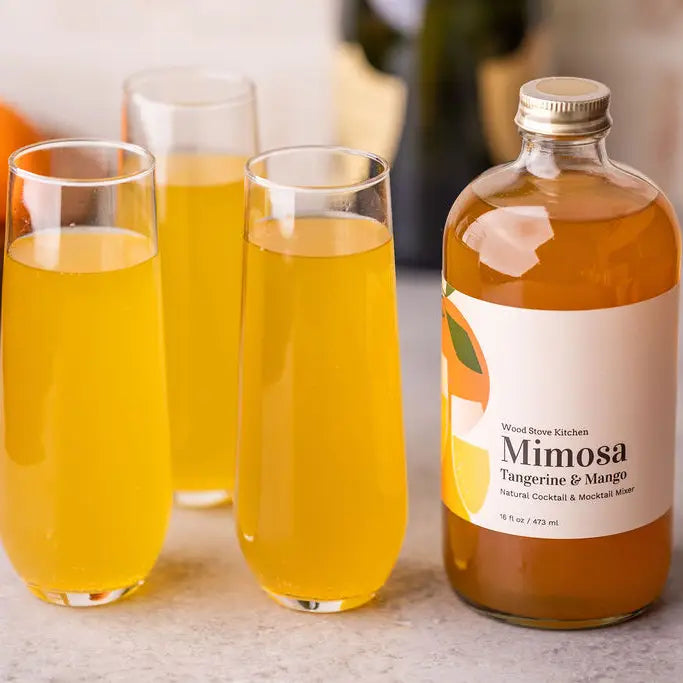 Mimosa Mixer w/ Tangerine & Mango For Cocktails and Mocktails