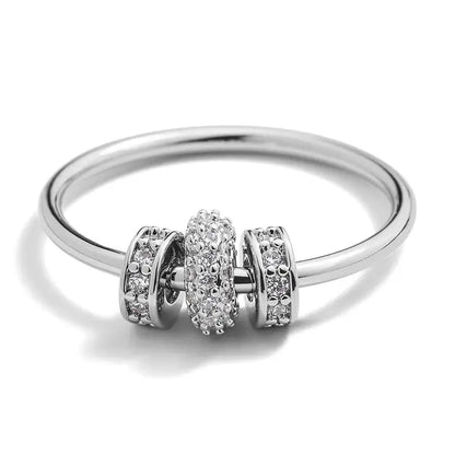 Rondelle Trio Fidget Ring
